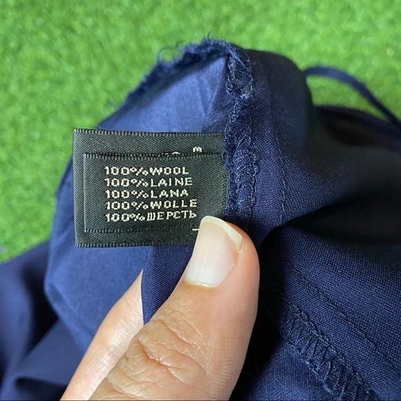 Ralph Lauren Black Label‎ Mid Rise Navy Wool Pants - Picture 7 of 9